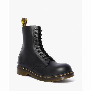 Dr Martens Férfi 1919 Bőr Mid Cut Calf Bakancs Fekete